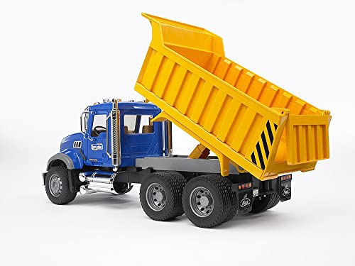 Bruder MACK Granite Dump Truck for Construction and Farm Pretend Play - Image 4