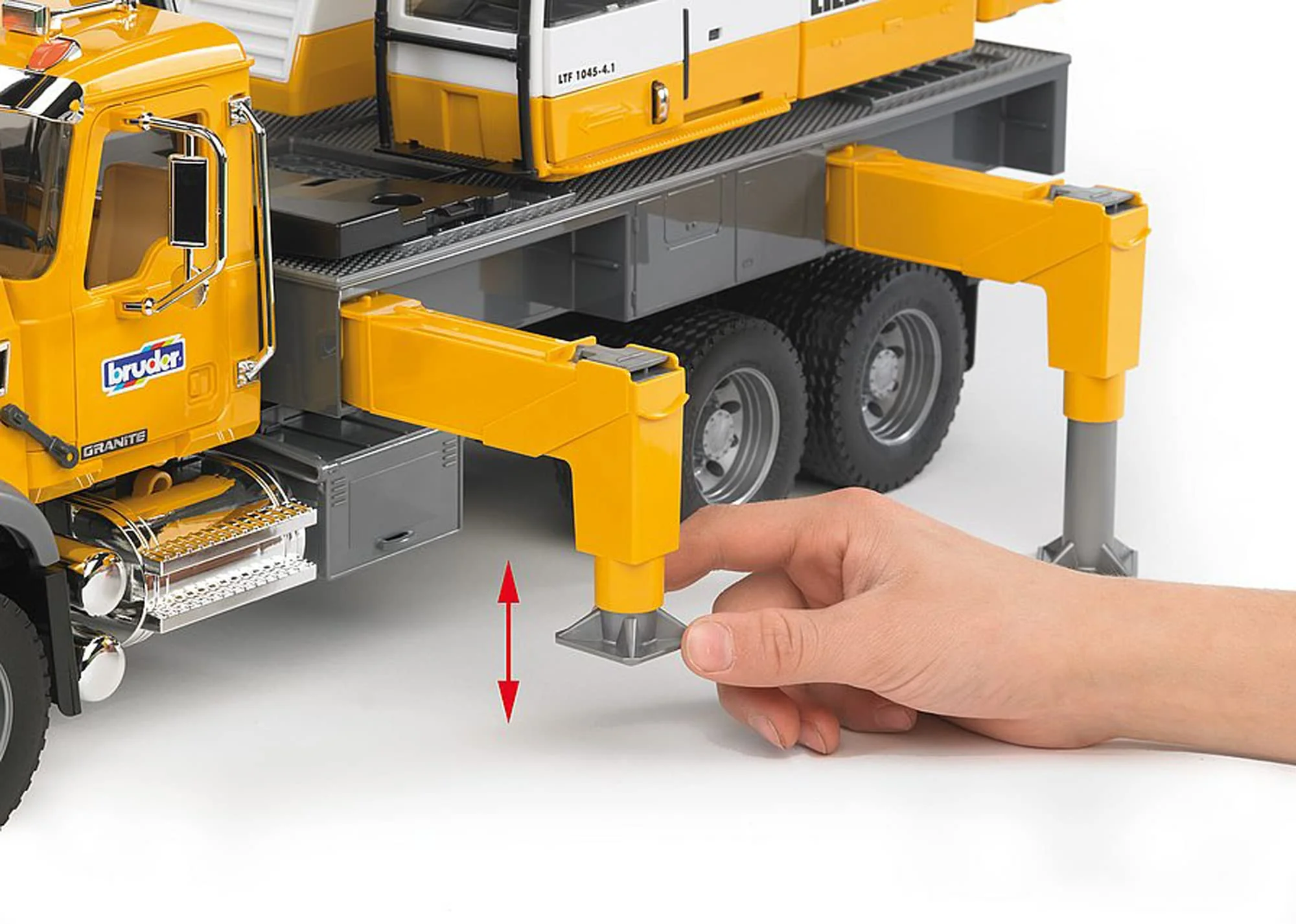 Bruder Mack Granite Liebherr Crane Truck - Image 6