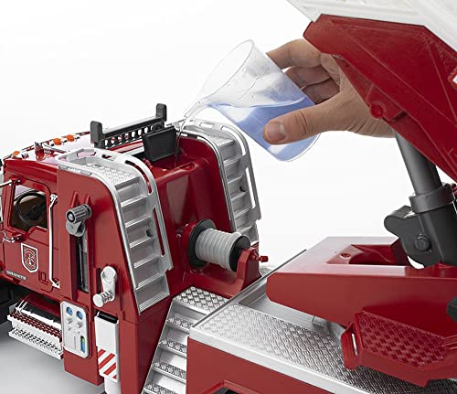Bruder Mack Granite Fire Engine Truck w/ Working Water Pump, Lights & Engine Sounds - Image 11