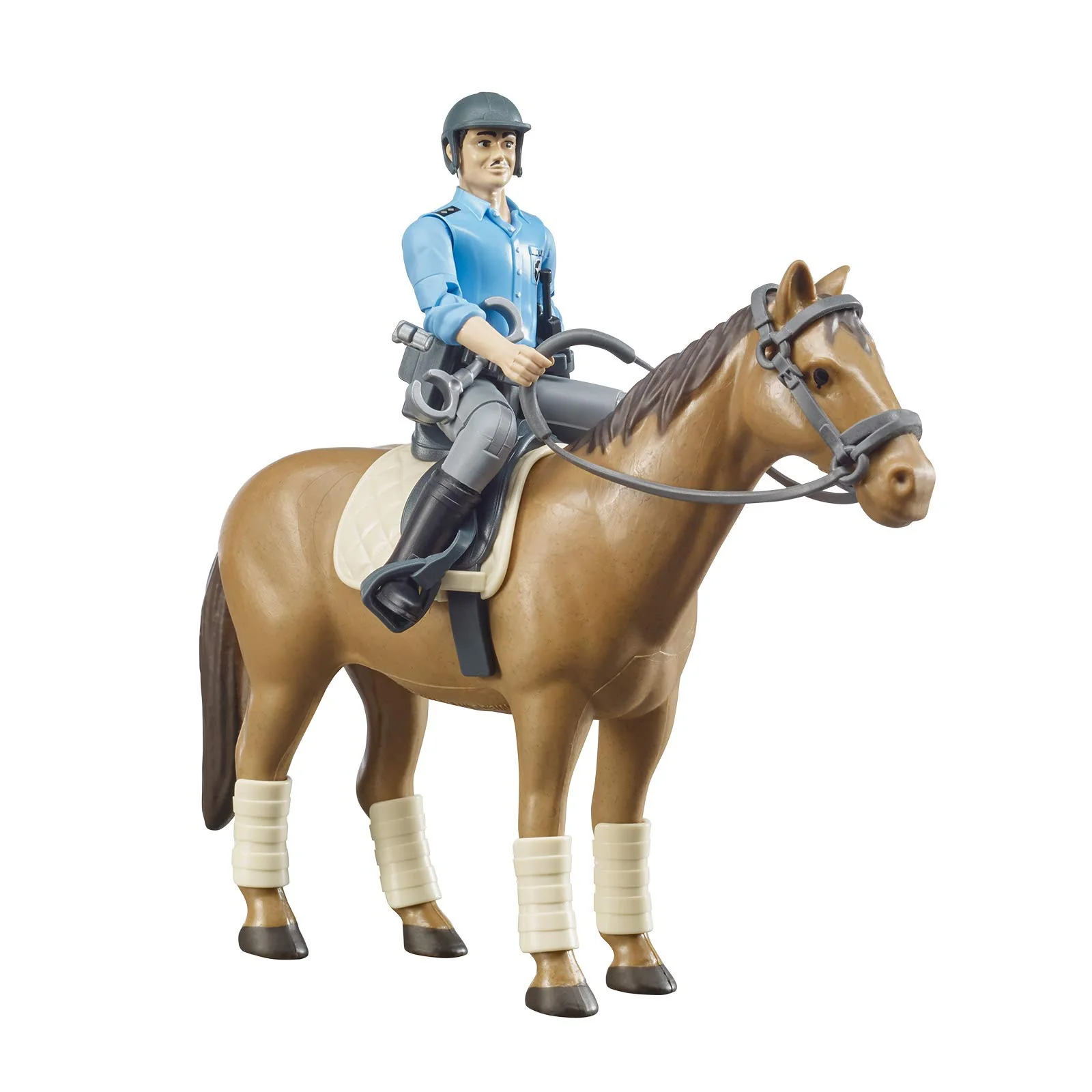 Bruder 62507 bworld Policeman with Horse - Image 4