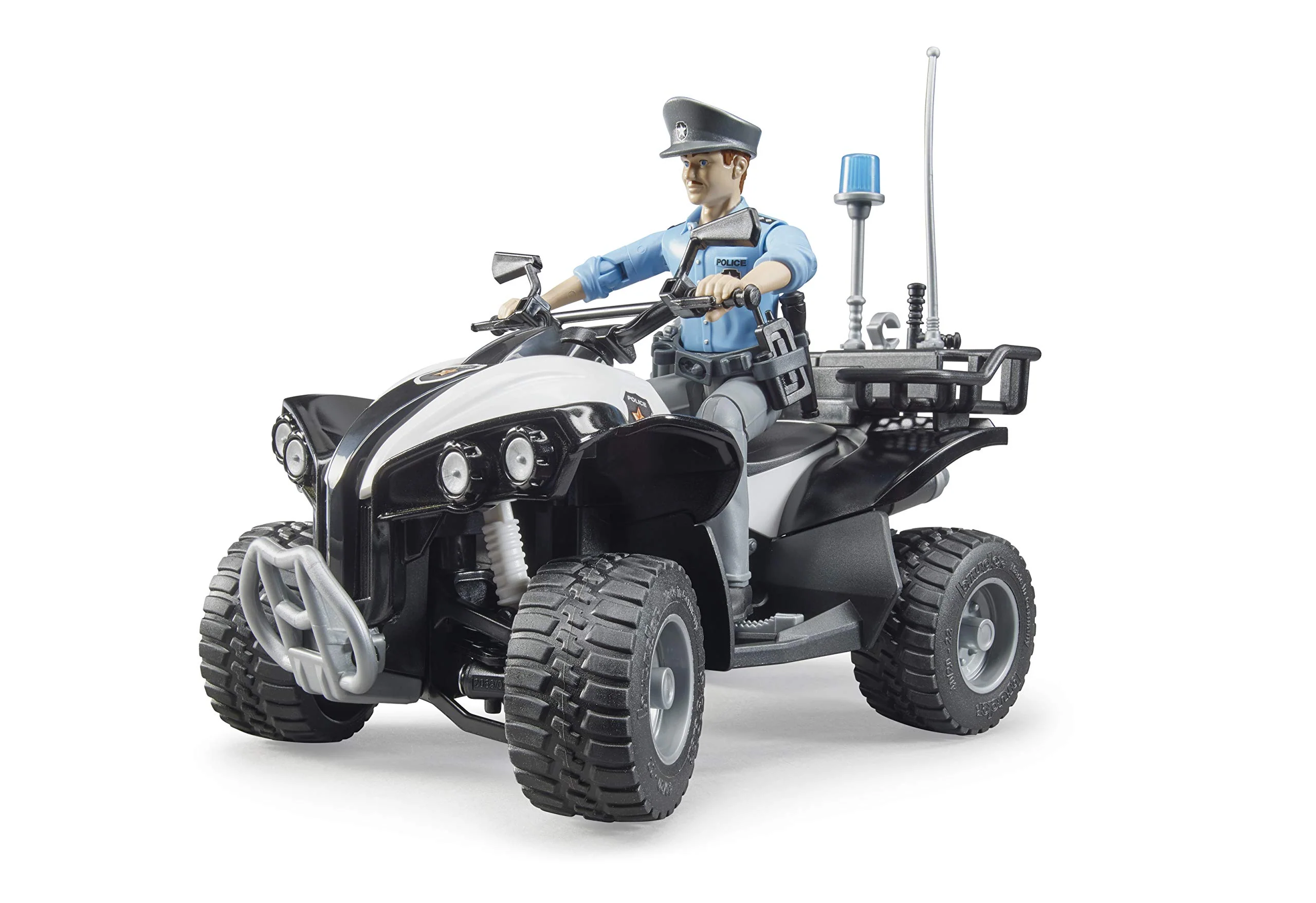 Bruder Police Quad with Light Skin Policeman and Accessories - Image 5