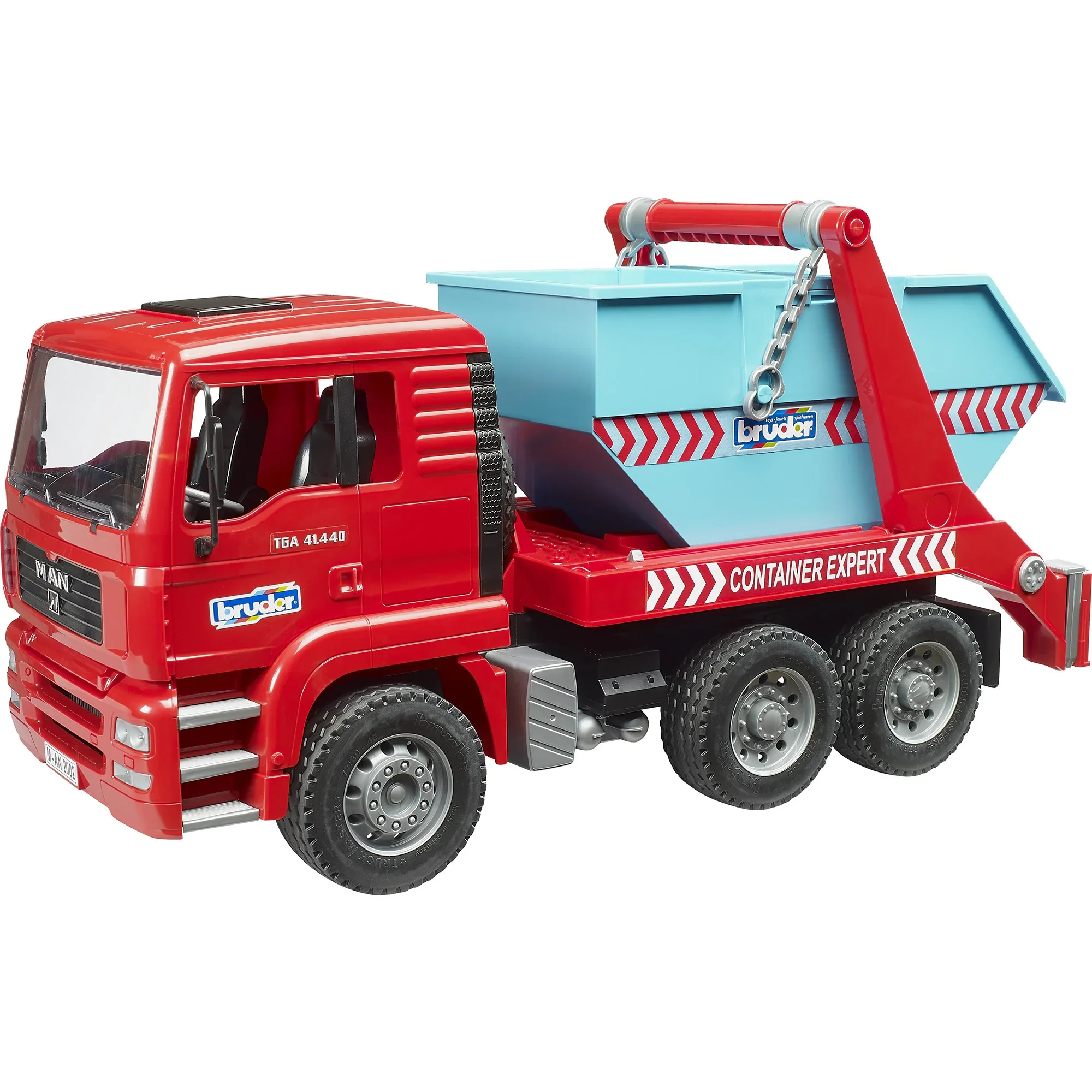 Bruder TGA Skip Container Truck - Image 2
