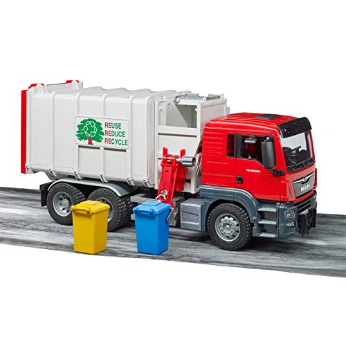 Bruder Toys Man TGS Side Loading Garbage Truck - Image 2