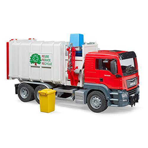 Bruder Toys Man TGS Side Loading Garbage Truck - Image 4