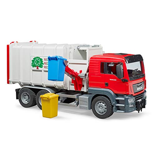 Bruder Toys Man TGS Side Loading Garbage Truck - Image 5