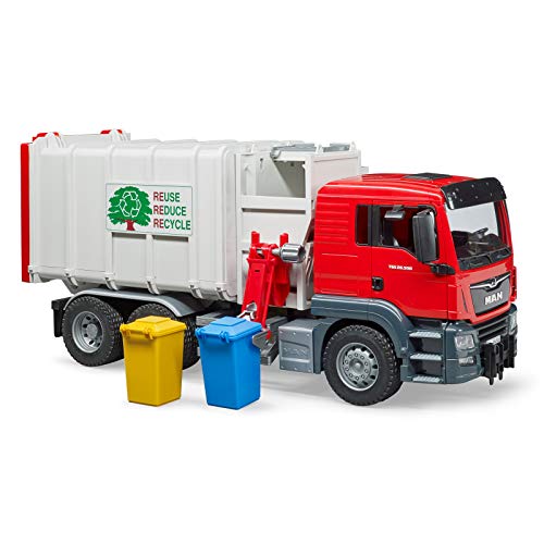 Bruder Toys Man TGS Side Loading Garbage Truck - Image 6
