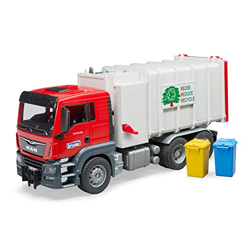 Bruder Toys Man TGS Side Loading Garbage Truck - Image 7