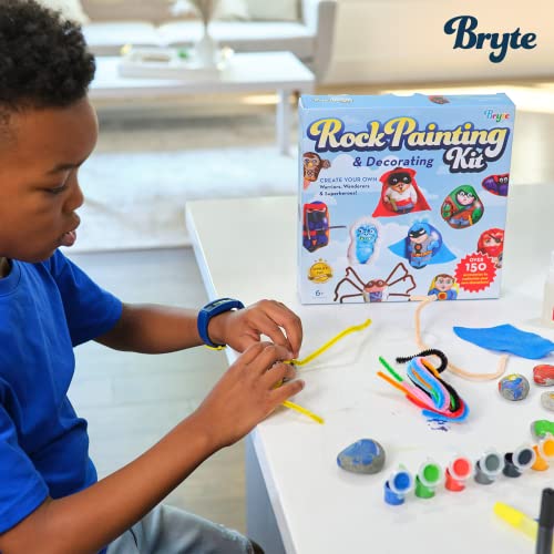 Bryte Rock Painting Kit for Kids 6+ With Ninja, Warrior and Superhero Toy Accessories, Paint Set, and Includes Easy-to-Follow Instructional Videos; Arts & Crafts - Image 3