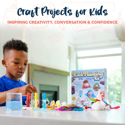 Bryte Rock Painting Kit for Kids 6+ With Ninja, Warrior and Superhero Toy Accessories, Paint Set, and Includes Easy-to-Follow Instructional Videos; Arts & Crafts - Image 4