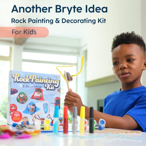 Bryte Rock Painting Kit for Kids 6+ With Ninja, Warrior and Superhero Toy Accessories, Paint Set, and Includes Easy-to-Follow Instructional Videos; Arts & Crafts - Image 8
