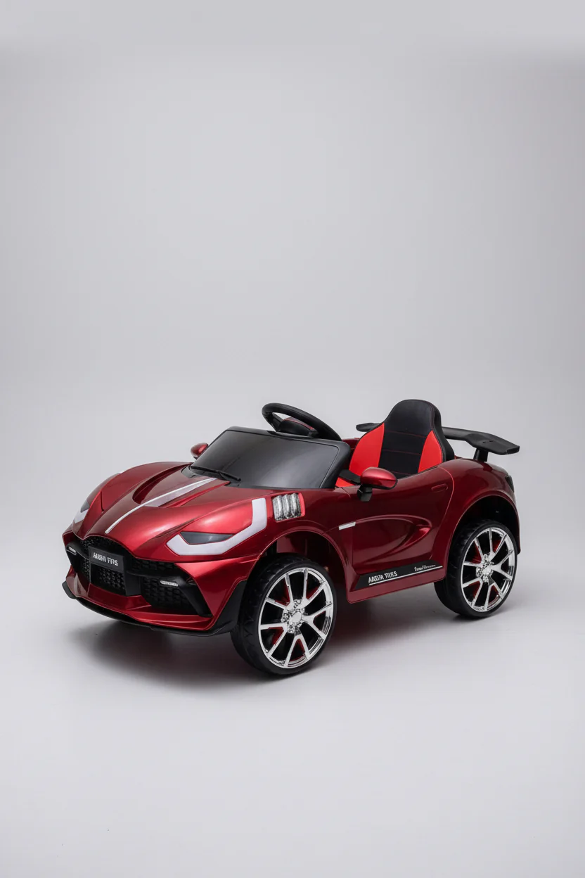 Bugatti Children's Ride On Car Battery Operated With Remote Control Red - Image 3