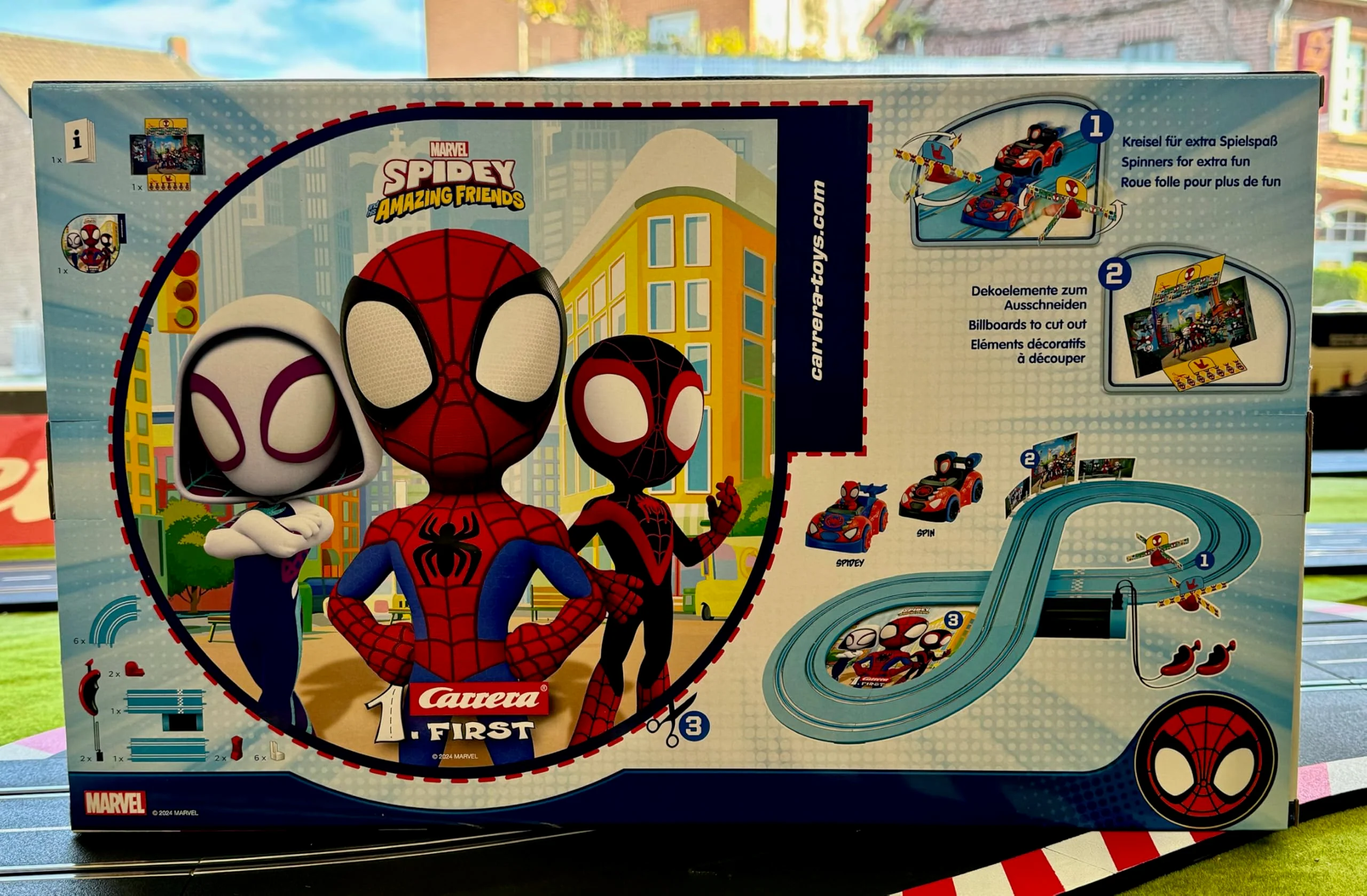 Carrera - 20063049 - Carrera First I Spidey Web Spinners Race Track Set I Car for Racetrack | Racetracks and Licensed Slot Cars | Up to 2 Players | for Children from 3 Years and Adults - Image 6