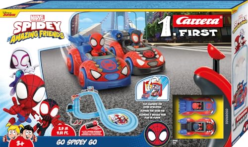 Carrera - 20063049 - Carrera First I Spidey Web Spinners Race Track Set I Car for Racetrack | Racetracks and Licensed Slot Cars | Up to 2 Players | for Children from 3 Years and Adults - Image 8