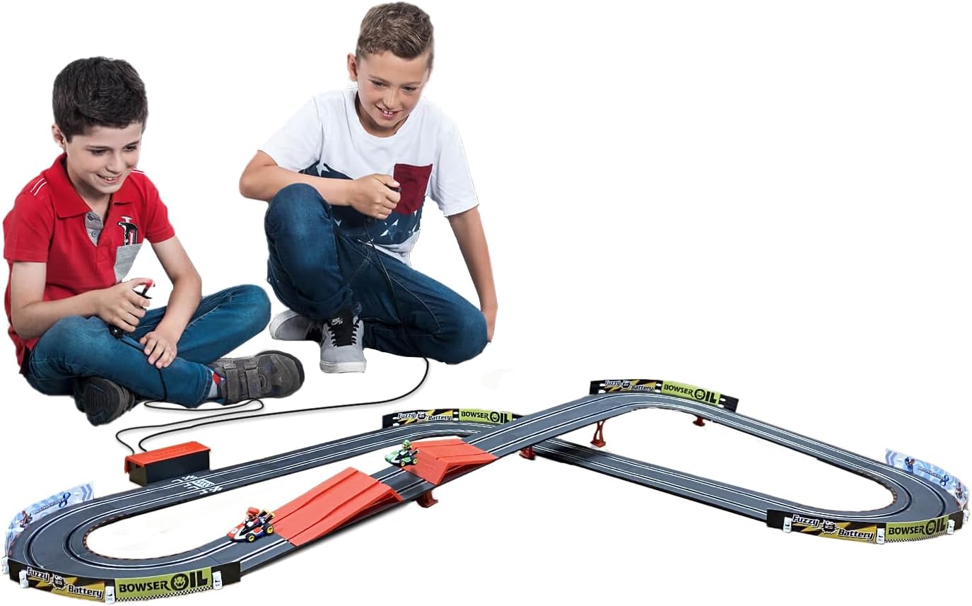 Carrera GO Battery Operated 1:43 Scale Slot Car Racing Toy Track Set with Jump Ramp for Kids Ages 5 Years and Up, Mario Kart - Image 4