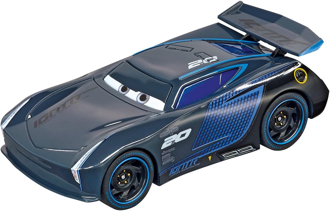 Carrera GO Electric Powered Slot Car Racing Kids Toy Race Track Set 1:43 Scale, Disney Cars Neon Nights - Image 3