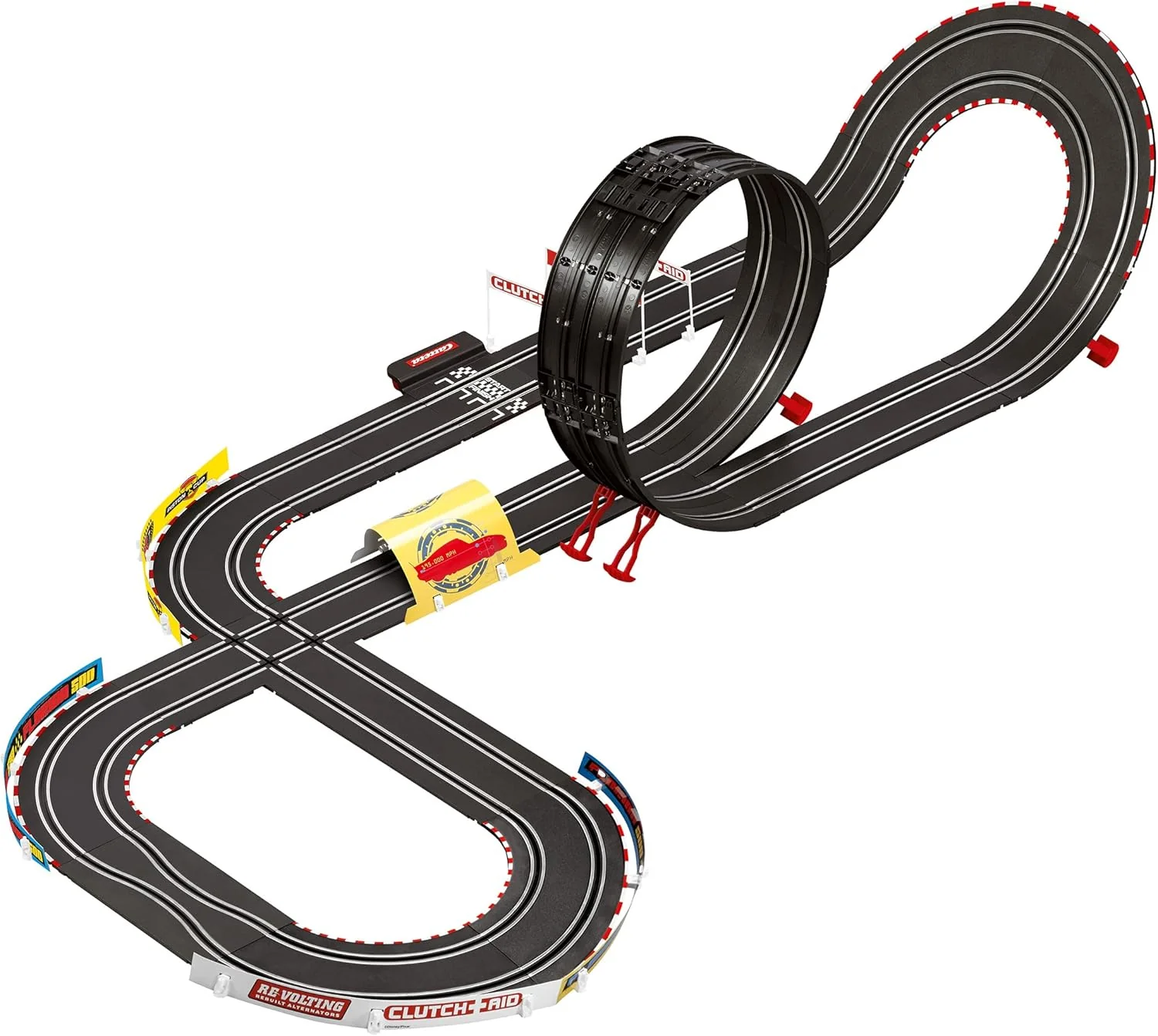 Carrera GO Electric Powered Slot Car Racing Kids Toy Race Track Set 1:43 Scale, Disney Cars Neon Nights - Image 4