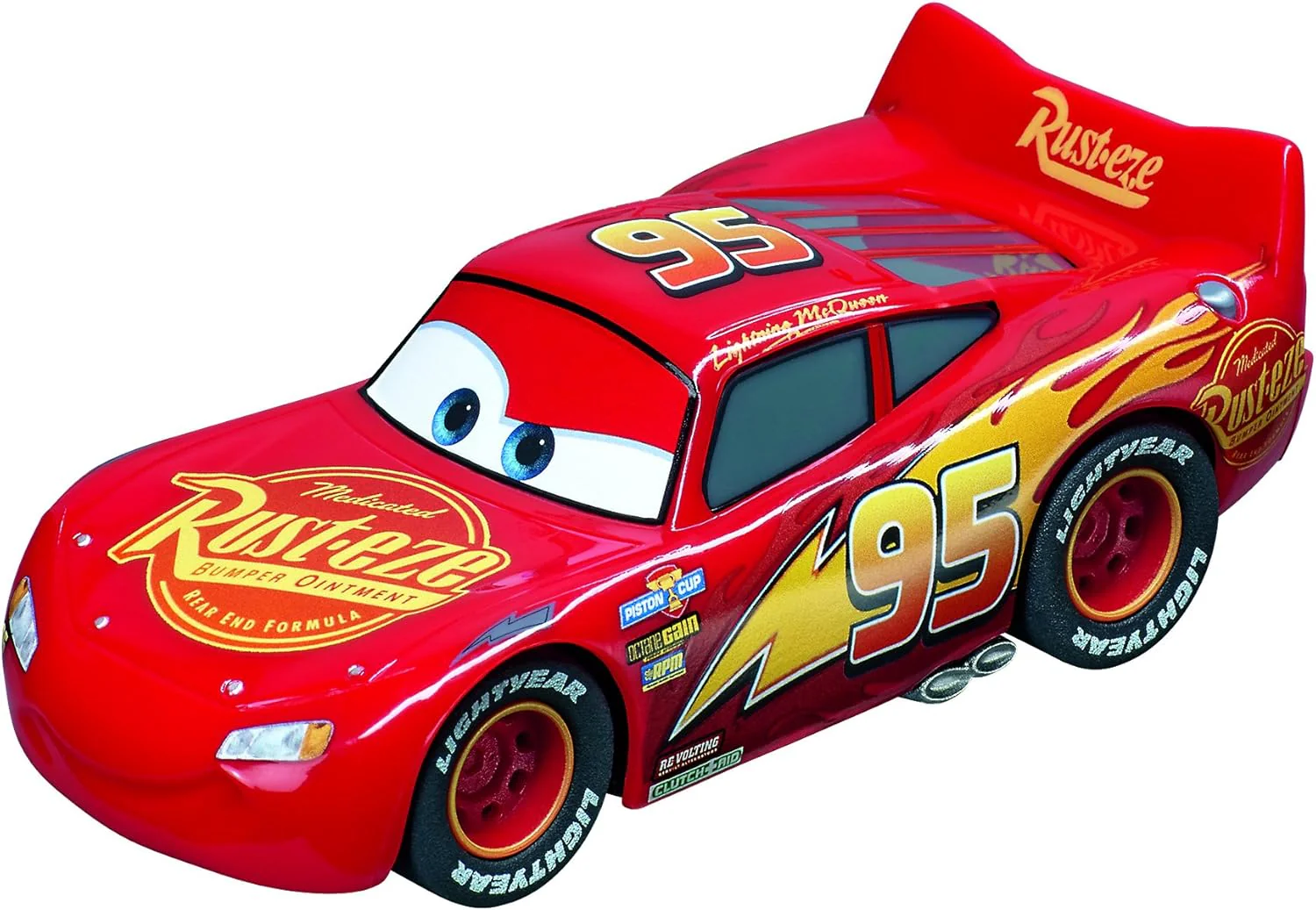 Carrera GO Electric Powered Slot Car Racing Kids Toy Race Track Set 1:43 Scale, Disney Cars Neon Nights - Image 5