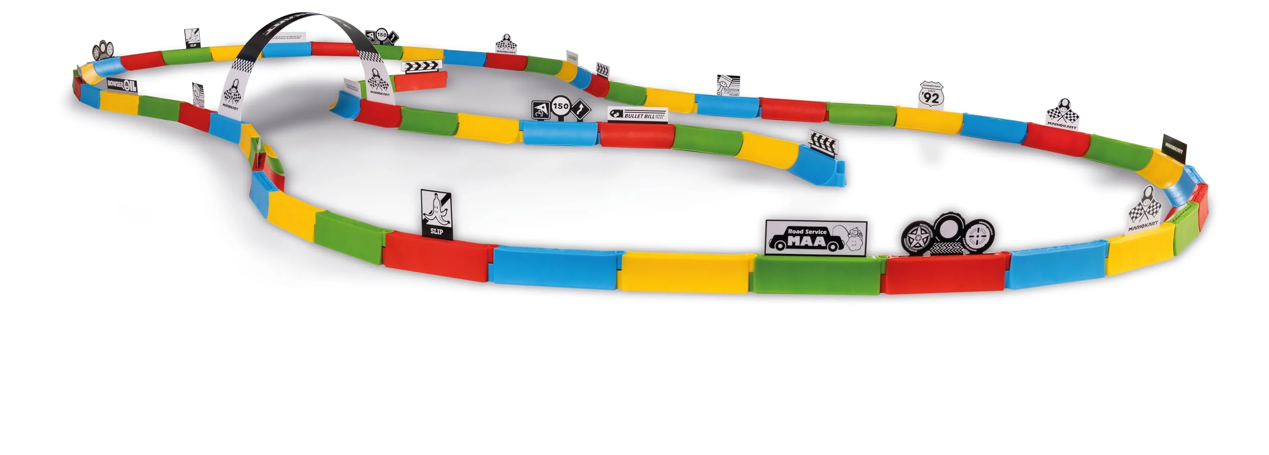 Carrera RC Mario Kart Tabletop Toy Racing Set Featuring Mario Luigi and 2 Radio Controls - Image 10