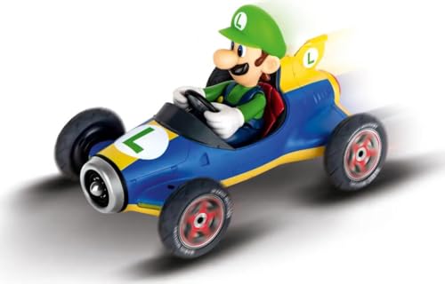 Carrera RC Official Licensed Mario Kart Mach 8 Luigi 1: 18 Scale 2.4 Ghz Remote Radio Control Car with Rechargeable Lifepo4 Battery - Kids Toys Boys/Girls, (Model: 181067) - Image 6