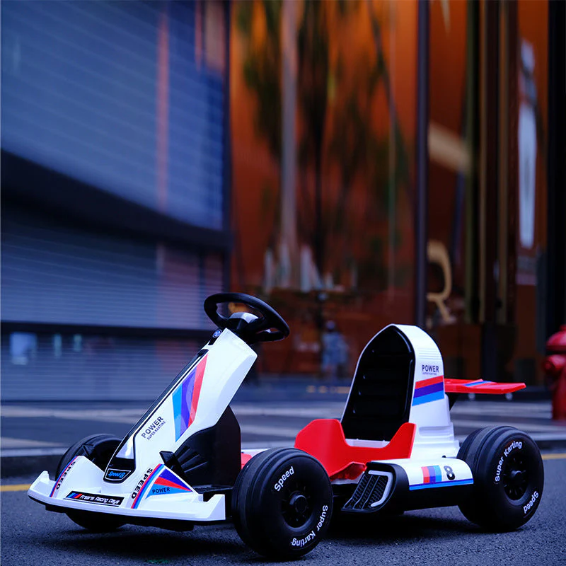Electric Go Kart for Kids 12V7AH Battery Powered Ride On Cars with Parent Remote Control for Boys Girls Age 3-8