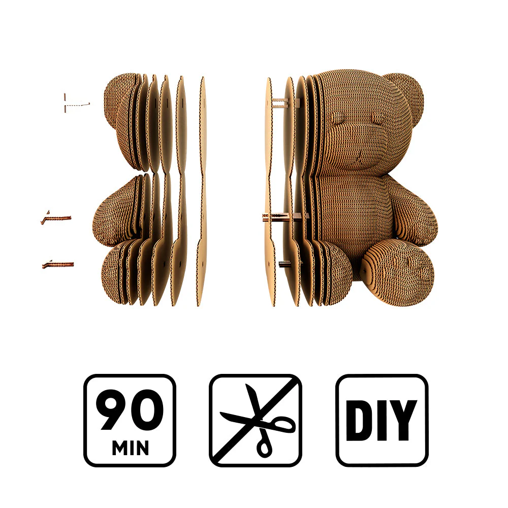 Cartonic 3D Puzzle Teddy Bear - Image 5