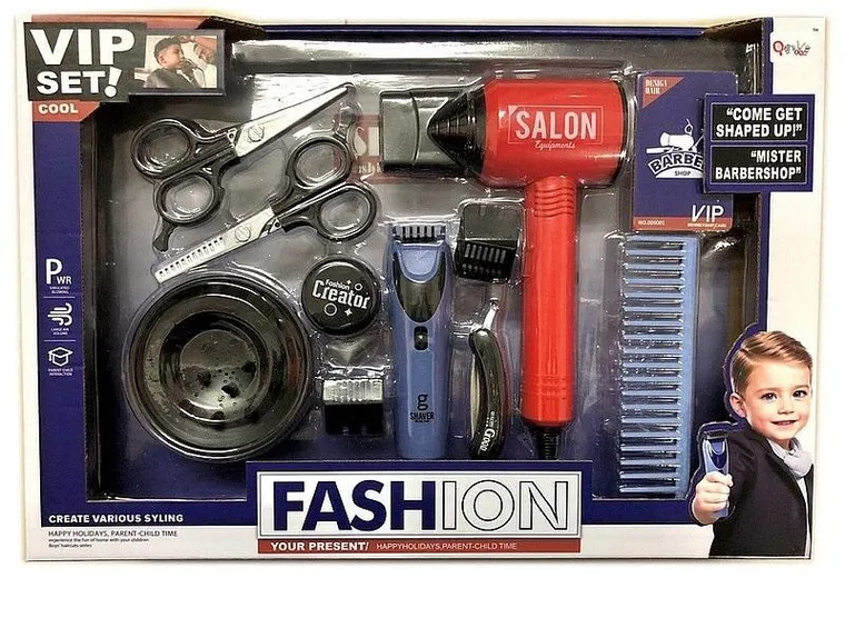 Children's Pretend Play Toy Kit "Mister Barbershop"