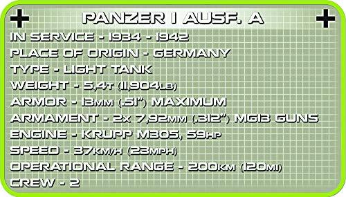 Panzer I Ausf.A Building Blocks Grey Multicolor COBI 2534 Building toy set - Image 11