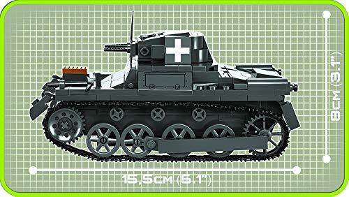 Panzer I Ausf.A Building Blocks Grey Multicolor COBI 2534 Building toy set - Image 4