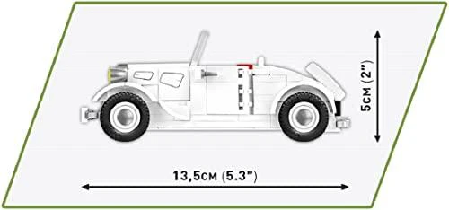COBI Historical Collection Citroen Traction 7C Vehicle Building toy set - Image 7