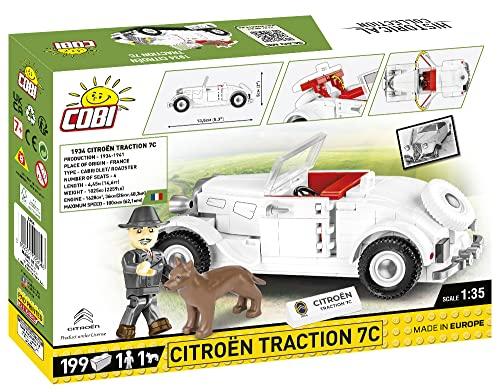 COBI Historical Collection Citroen Traction 7C Vehicle Building toy set - Image 8