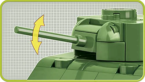 COBI Historical Collection M4A1 Sherman Tank, Green - Image 5