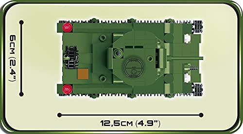 COBI Historical Collection M4A1 Sherman Tank, Green - Image 6