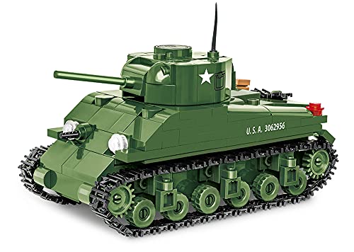 COBI Historical Collection M4A1 Sherman Tank, Green - Image 7