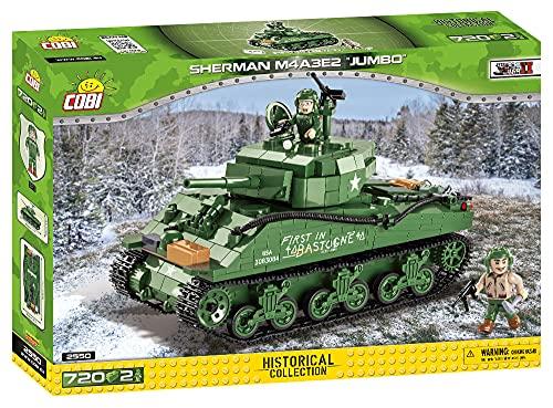 COBI Historical Collection Sherman M4A3E2 Jumbo Tank, Green Building toy set - Image 14