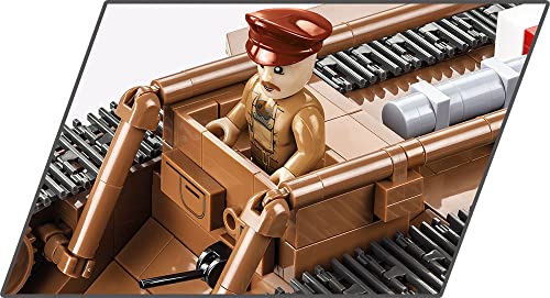 COBI Historical Collection The Tank Museum Mark V (Male) Tank , Brown - Image 6