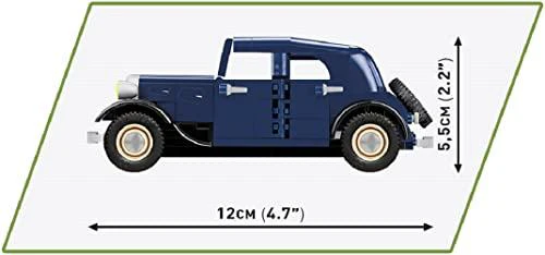 COBI Historical Collection: World War II 1934 Citroen Traction 7A Vehicle, Navy Blue Building toy set - Image 5