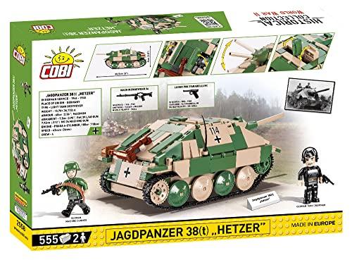 COBI Historical Collection World War II Jagdpanzer 38 "Hetzer Tank, Multicolor Building toy set - Image 11