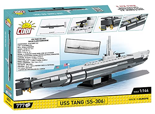 COBI Historical Collection World War II USS Tang (SS-306) Submarine, Various - Image 11