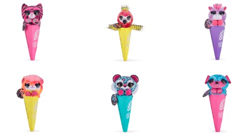 Coco Surprise Neon Plush (1 pack) Toy with Baby Collectible Pencil Topper Surprise in Cone by ZURU (Style May Vary) - Image 2