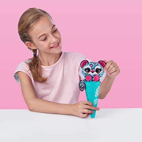 Coco Surprise Neon Plush (1 pack) Toy with Baby Collectible Pencil Topper Surprise in Cone by ZURU (Style May Vary) - Image 4