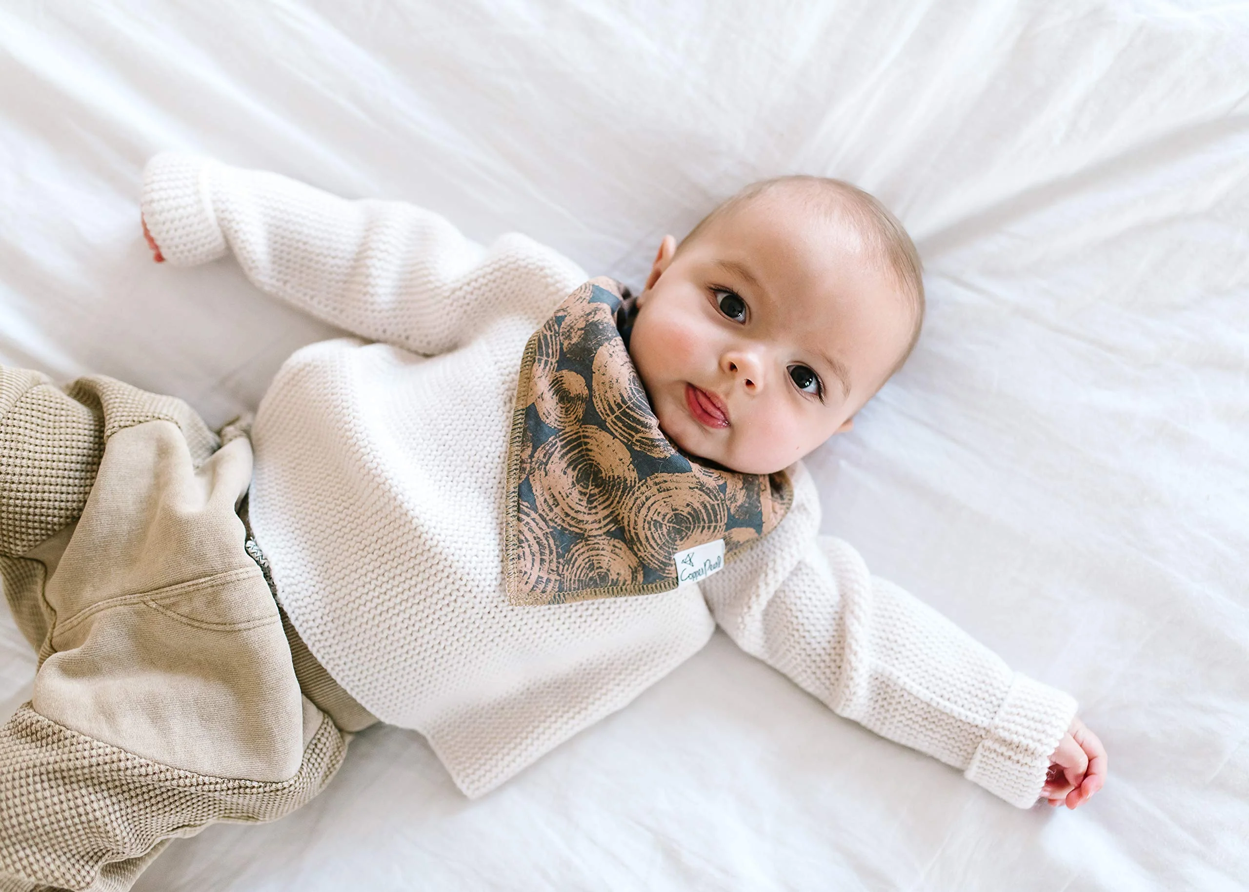 Copper Pearl Baby Bandana Bibs - 4 Pack Soft Cotton Baby Bibs for Drooling and Teething, Absorbent Drool Bibs for Baby Girl and Boy, Adjustable to Fit Newborns to Toddlers, Tons of Styles (Lumberjack) - Image 2