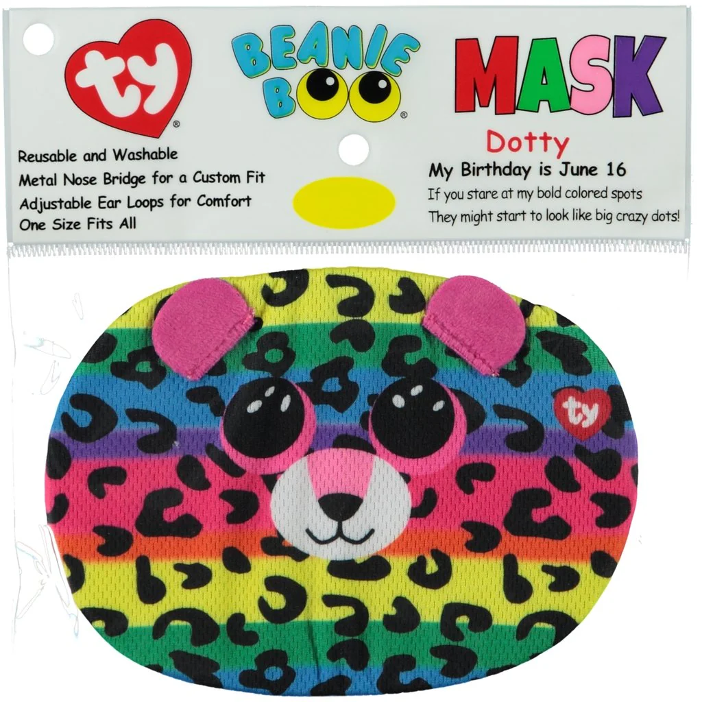 Ty Beanie Boo Dotty Mask