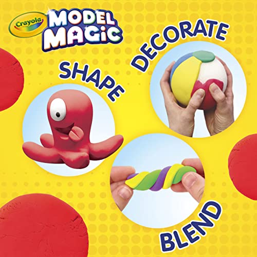 Crayola 113 gm Model Magic, Red, School and Craft Supplies, Gift for Boys and Girls, Kids, Ages 3,4, 5, 6 and Up, Holiday Toys, Stocking, Arts and Crafts, Gifting - Image 2