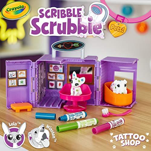Crayola Scribble Scrubbie Pets Tattoo Shop, Toy Pet Playset - Image 4
