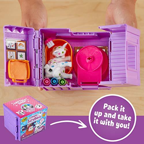 Crayola Scribble Scrubbie Pets Tattoo Shop, Toy Pet Playset - Image 7