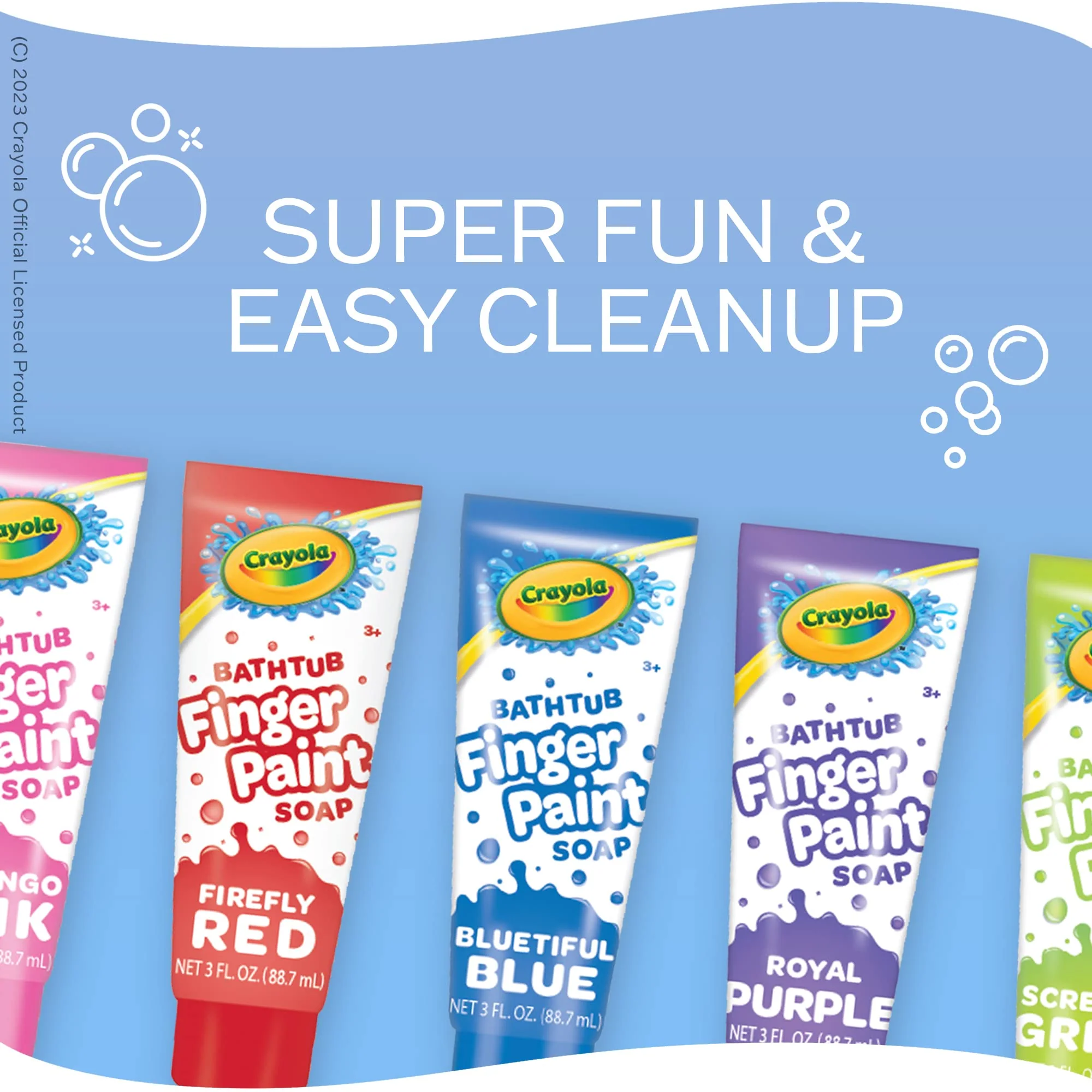 Crayola Taste Beauty Bathtub Finger Paint Soap 1 pcs. Color Vary - Image 2