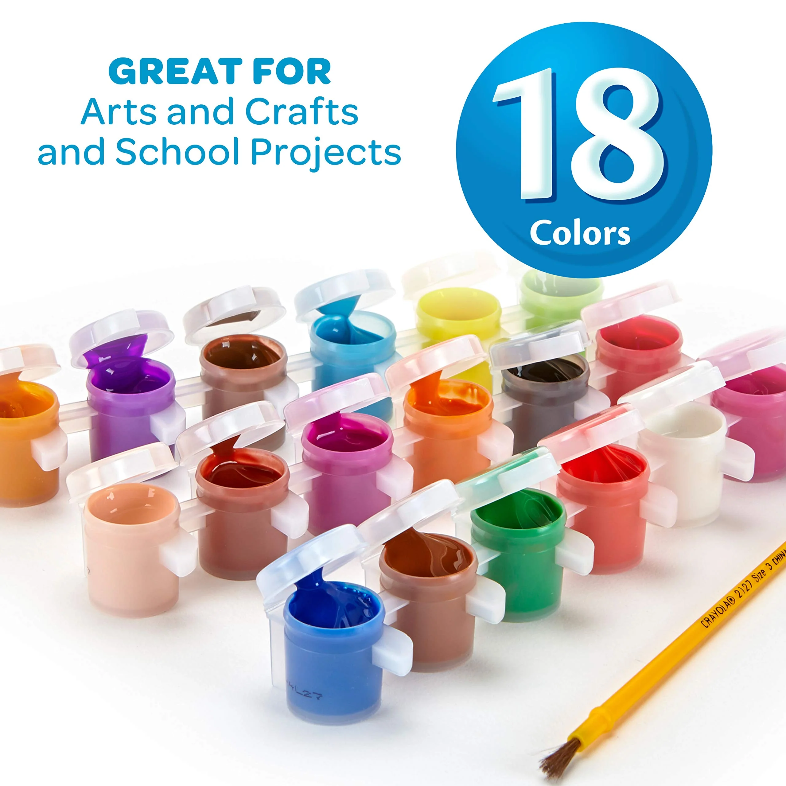 Crayola Washable Kid's Paint Assorted Colors - Image 6