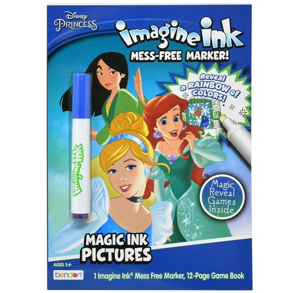 Disney Princess Imagine Ink Magic Ink Mess-Free Coloring Book