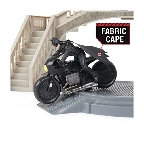 DC Comics, Batman Batcave with Exclusive Batman and Penguin Action Figures and Batcycle, The Batman Movie Collectible Kids Toys for Boys Ages 3 and up - Image 5