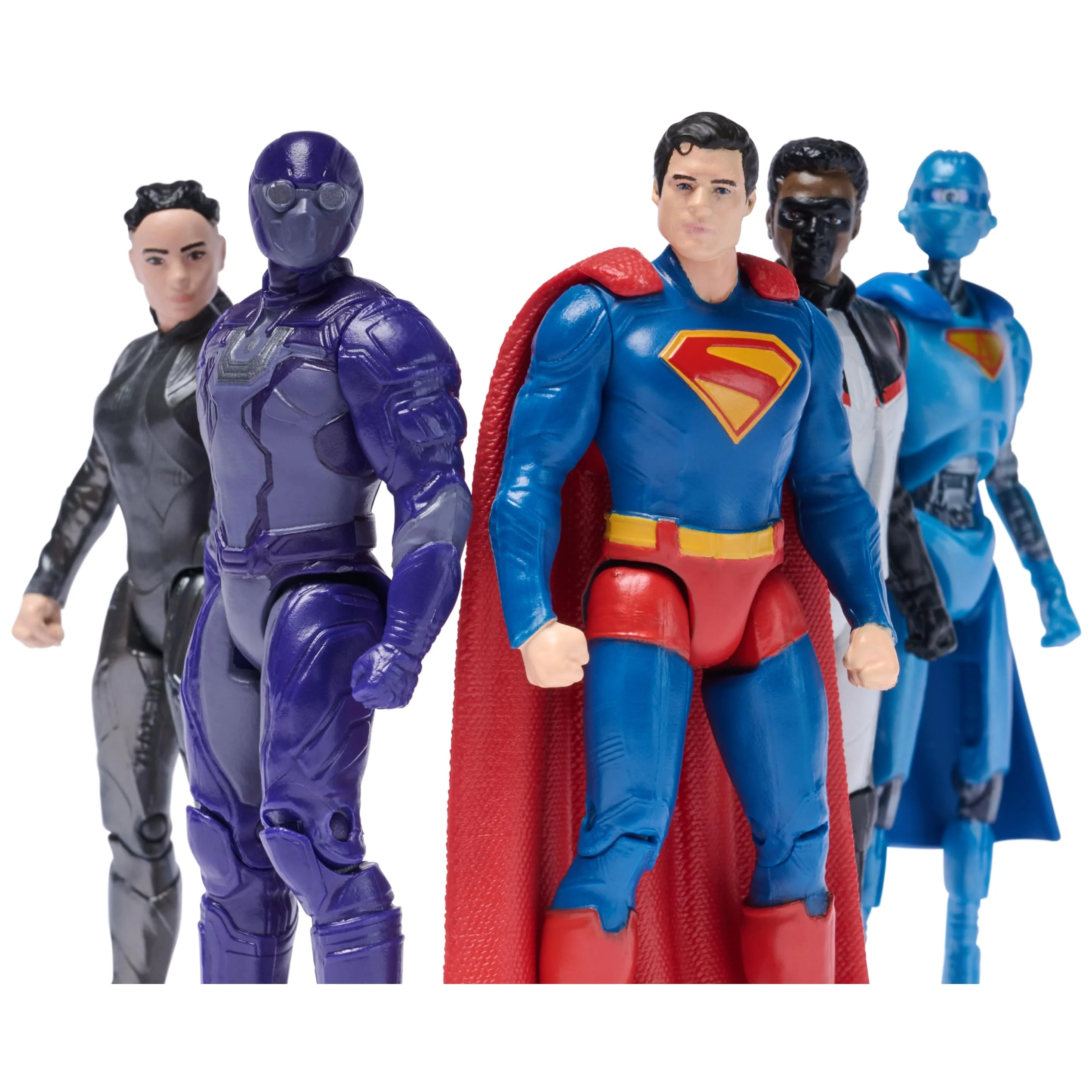 DC Comics, Superman Heroes Vs. Villains 5-Pack, 3-Inch Action Figure, Stylized Superhero Figures with Dynamic Poses and Battle Ready Armor, Kids Toys for Ages 4+ - Image 2